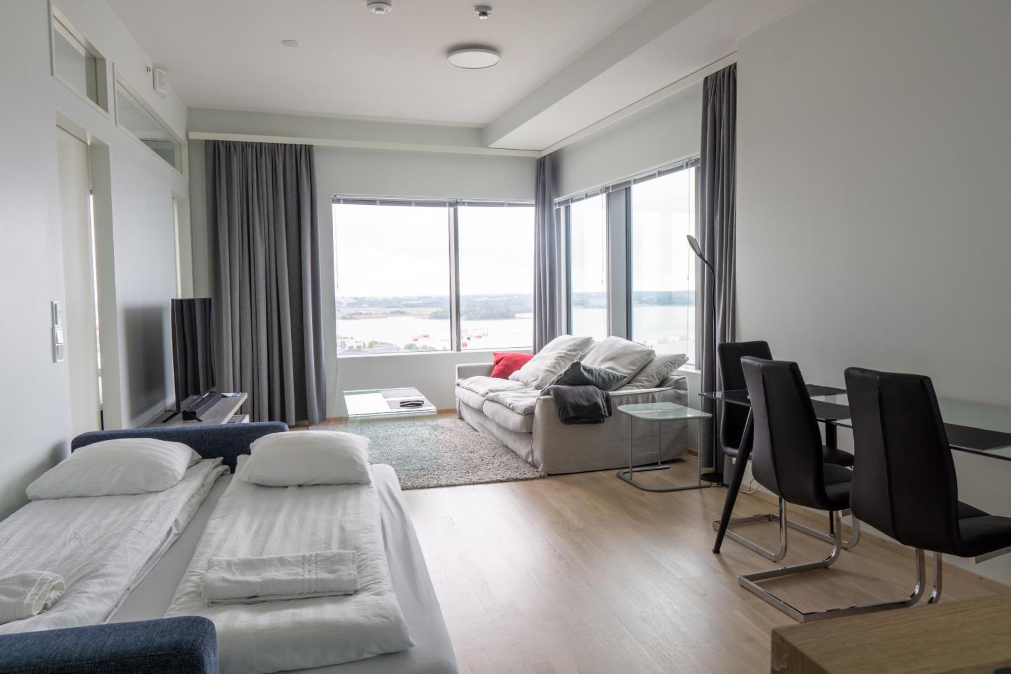 18Th Floor Helsinki High Point 1 Bdr Apartment With City View - Free Garage Parking Extérieur photo