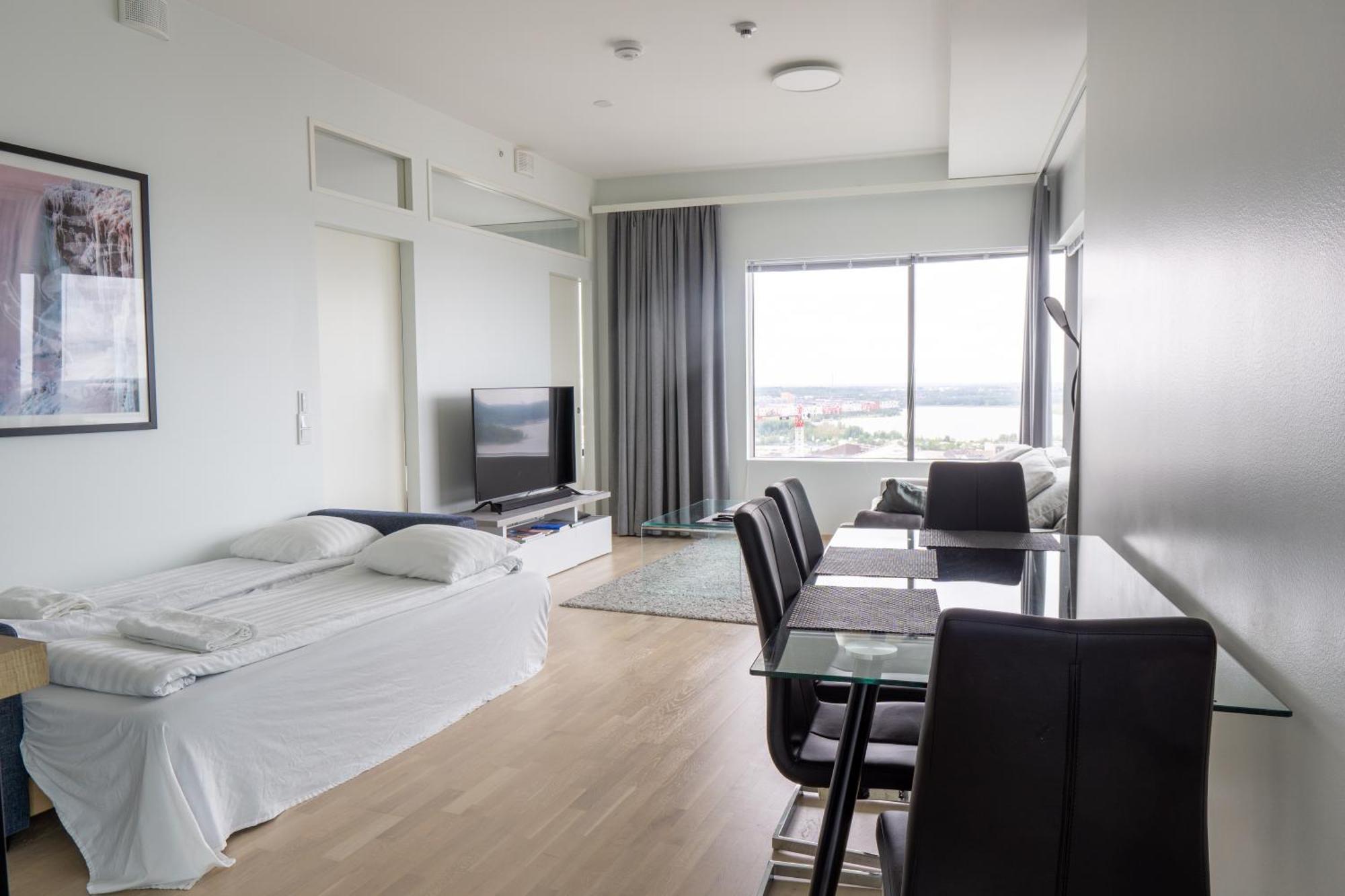 18Th Floor Helsinki High Point 1 Bdr Apartment With City View - Free Garage Parking Extérieur photo